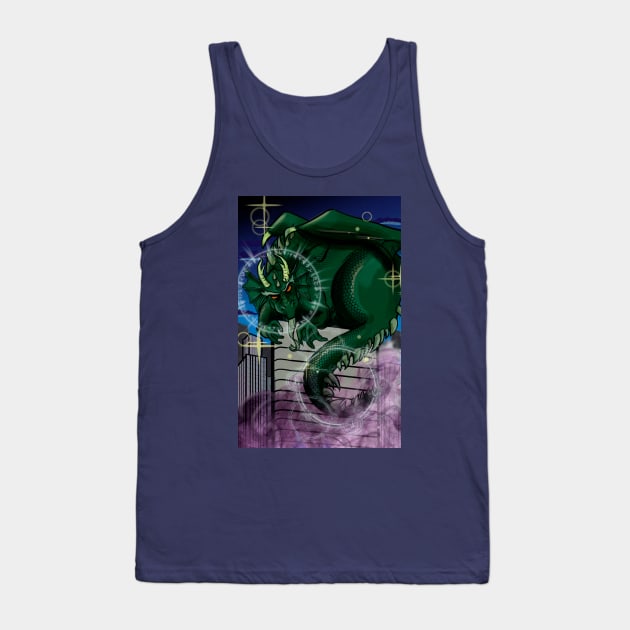 High Rise Dragon Tank Top by PatriciaLupien